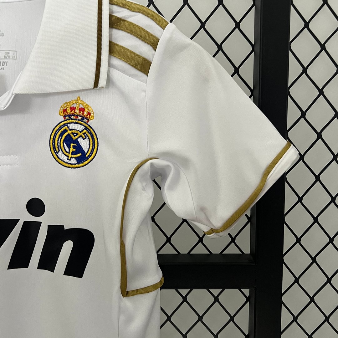 2011/2012 Real Madrid Retro Home Football Shirt Kids Size