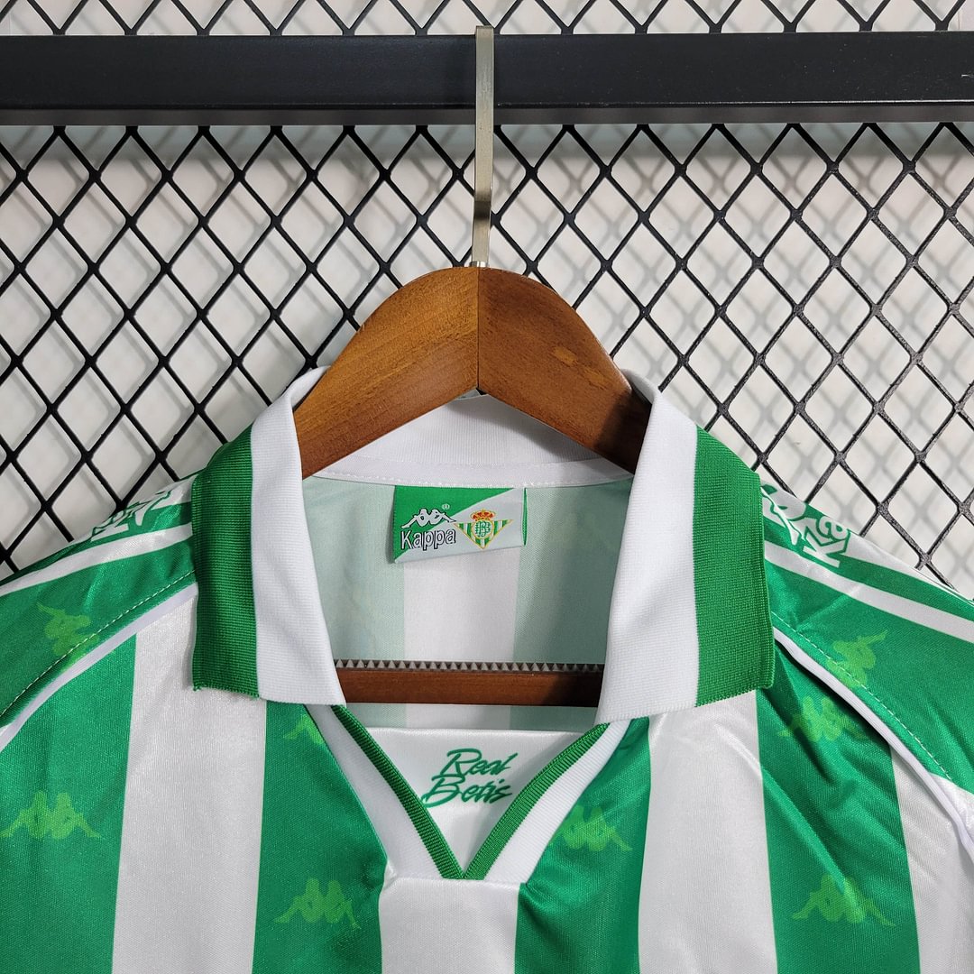 1995/1997 Real Betis Retro Long Sleeve Home Football Shirt( Fans Edition )