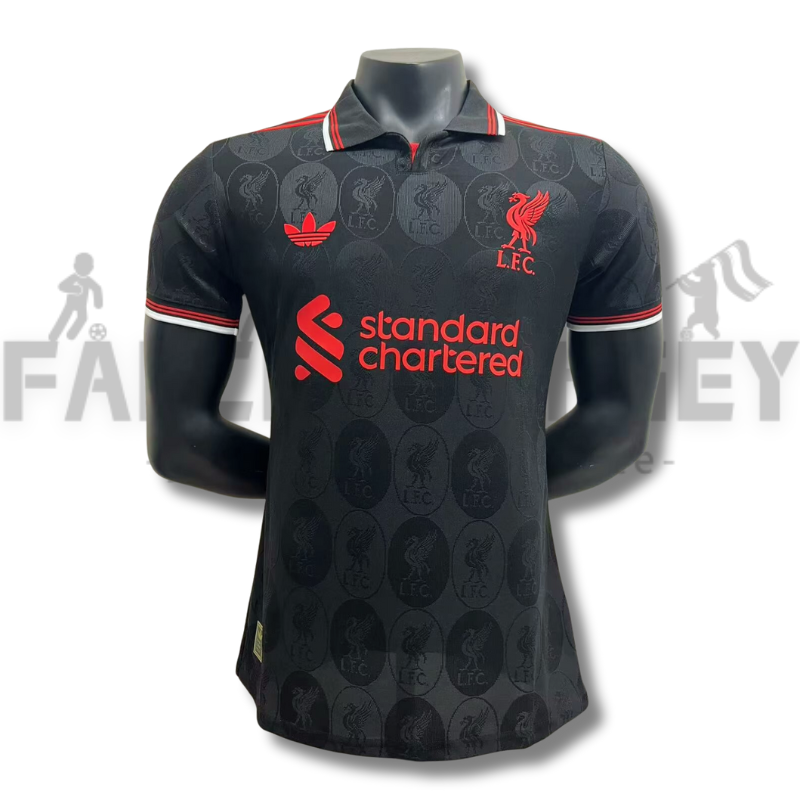 2025/2026 Liverpool Black Special Edition Jersey(Player version)