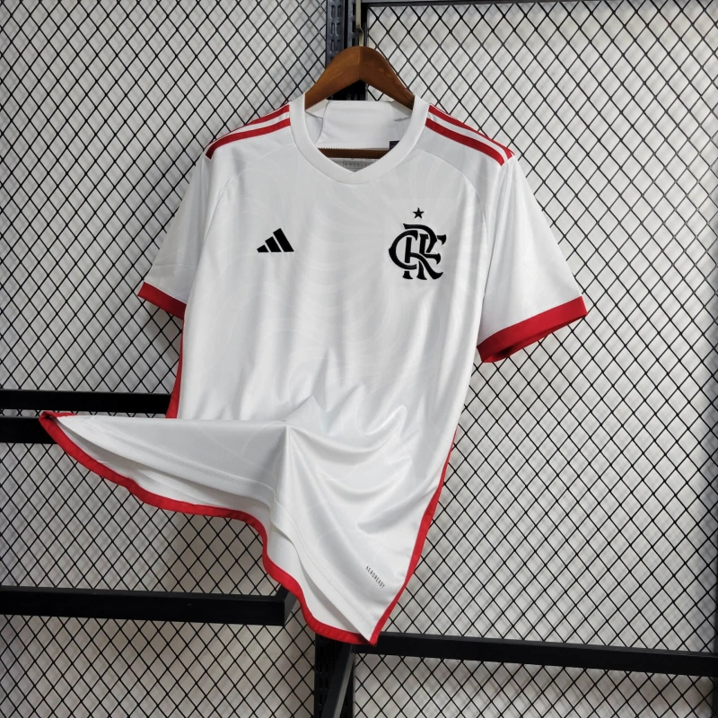2024/2025 Flamengo White Away Football Shirt(For Fans Version)