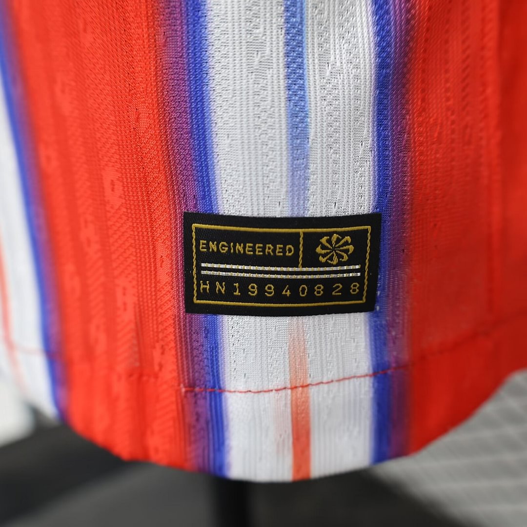 2024/2025 Player Version Long Sleeve Atletico Madrid Home Football Shirt