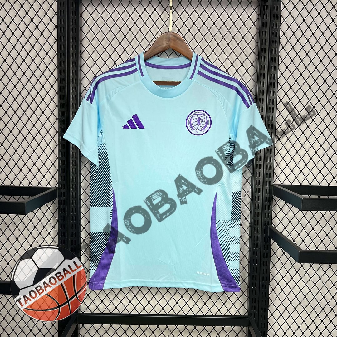 1:1 copy top quality 2024 Scotland Away Football Shirt