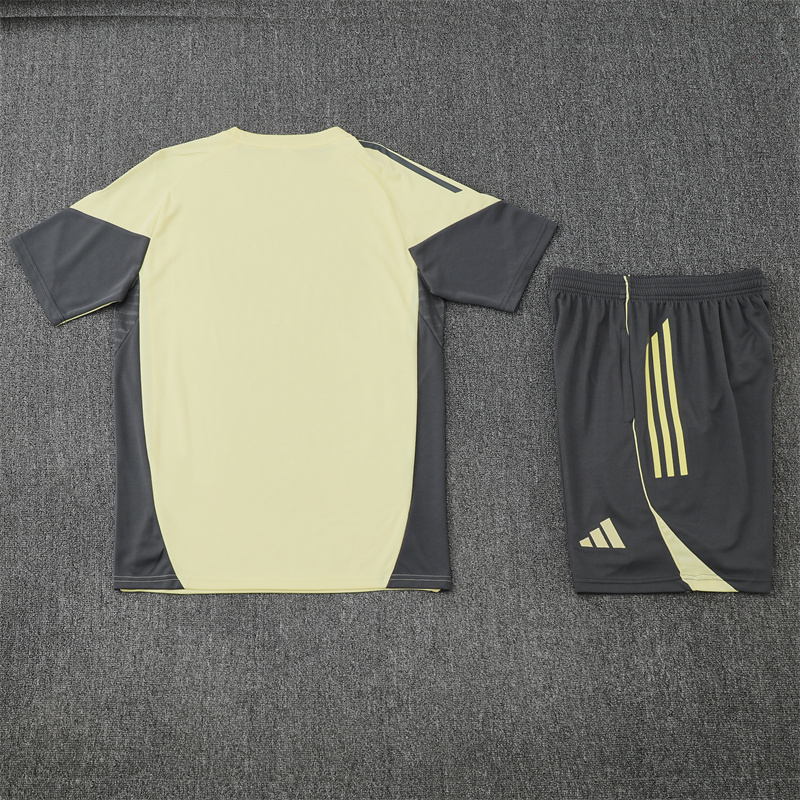 2025/2026 Real Madrid yellow Training Wear Suit Shirt