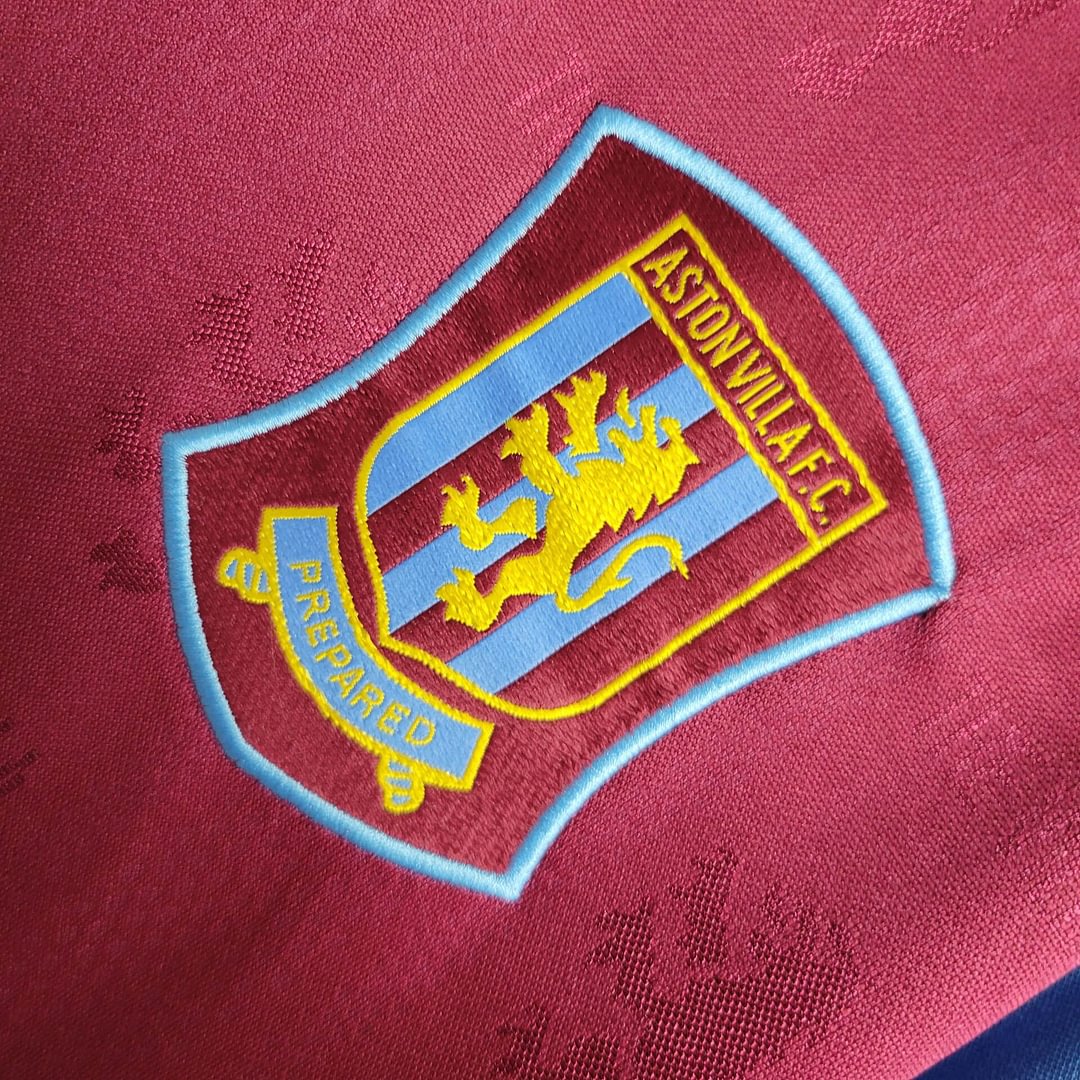 1:1 copy top quality 1995/1997 Retro Aston Villa Home Football Shirt