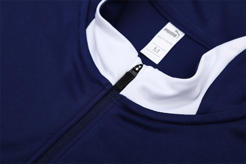 2025/2026 Portugal Half-Pull Training Suit Royal Blue Football Shirt