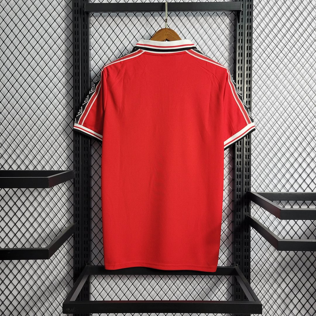 1998/1999 Manchester United Retro Home Football Shirt