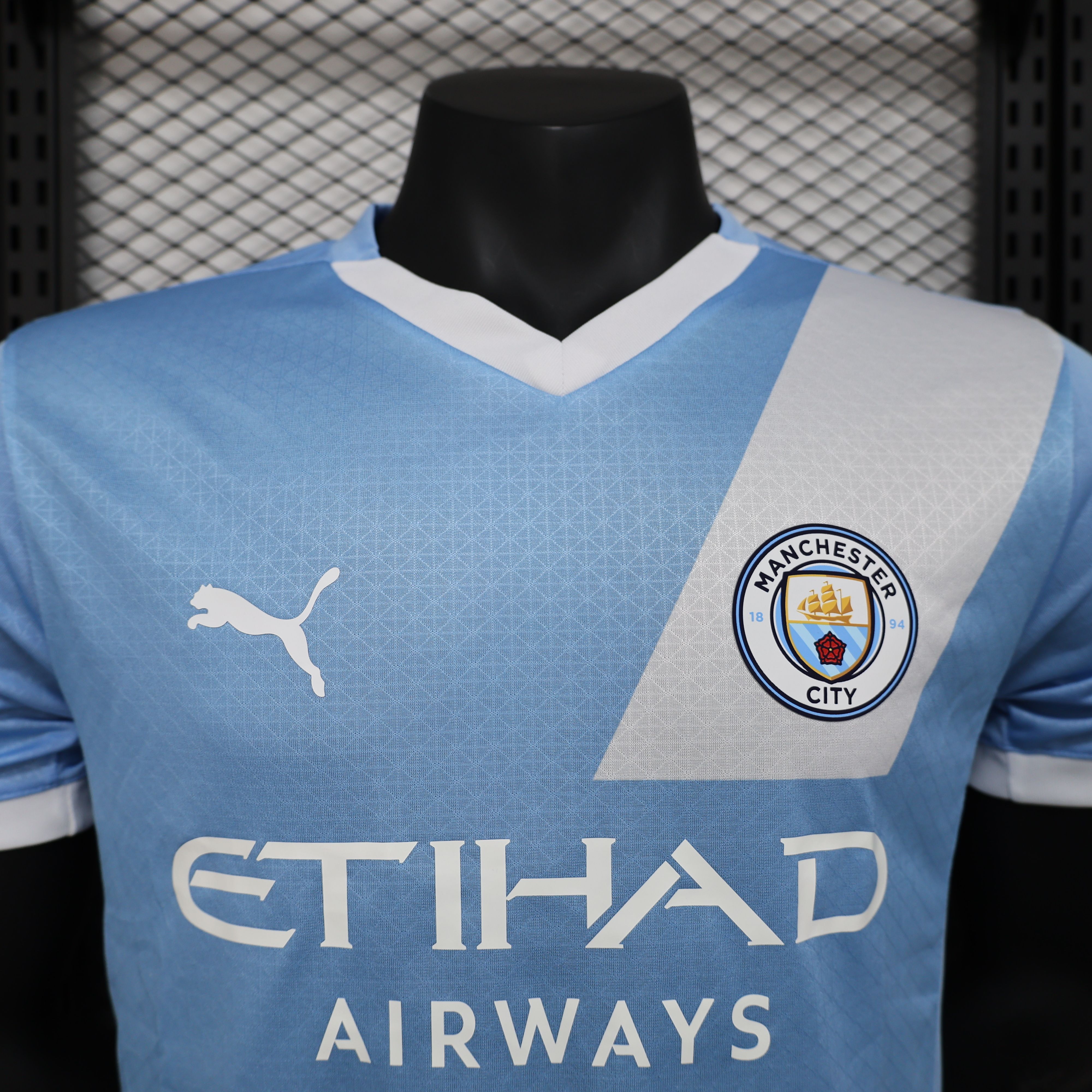 2024/2025 Manchester City Bright Blue Special Edition Football Jersey For Player Version