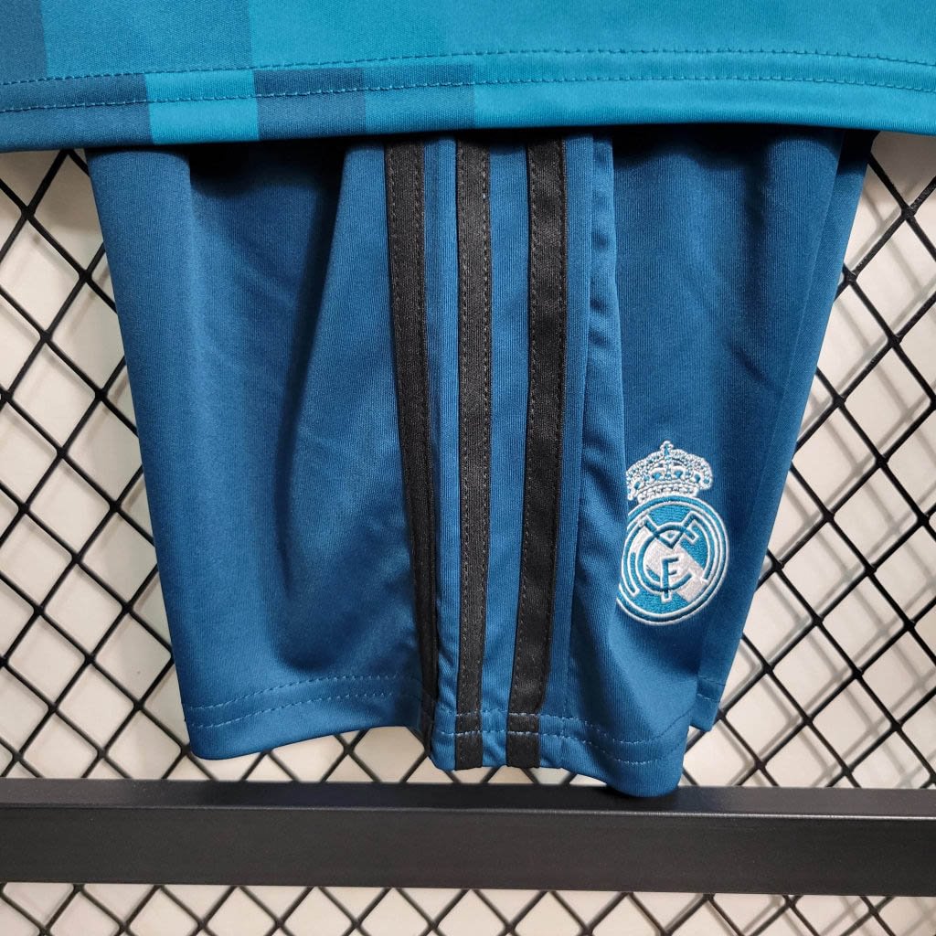 2017/2018 Real Madrid Retro Third Away Football Shirt Kids Size