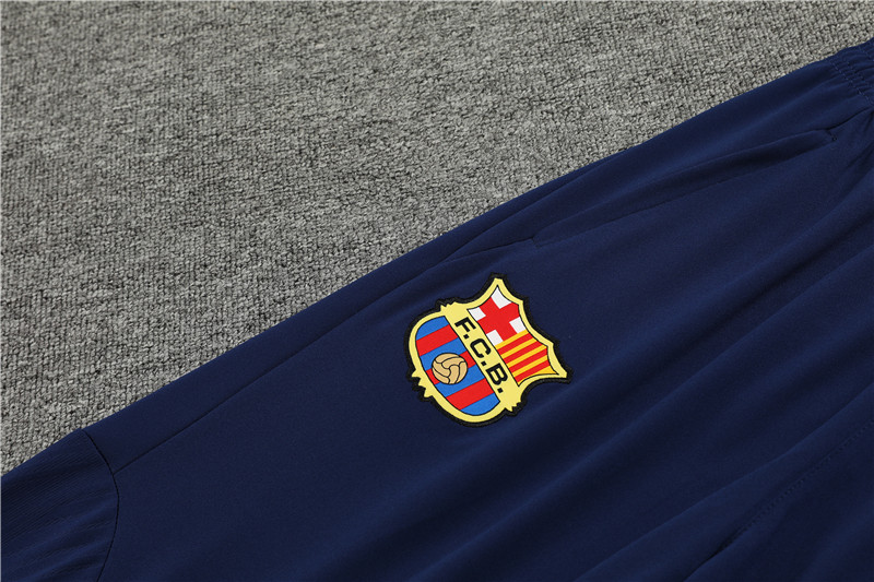 2025/2026 Barcelona Royal Blue Half-Pull Training Suit