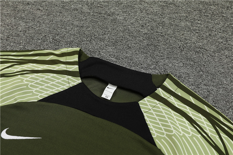 2025/2026 Barcelona Green Training Wear Suit Shirt