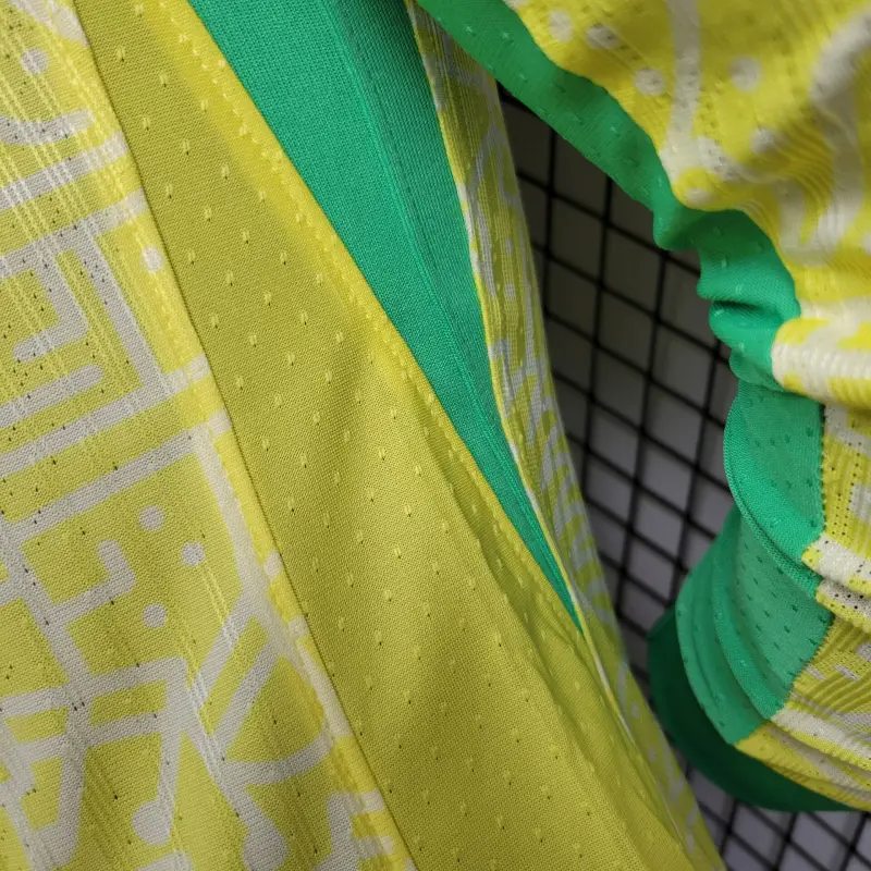 2024 Brazil Long Sleeve Home Football Shirt( Player Version)