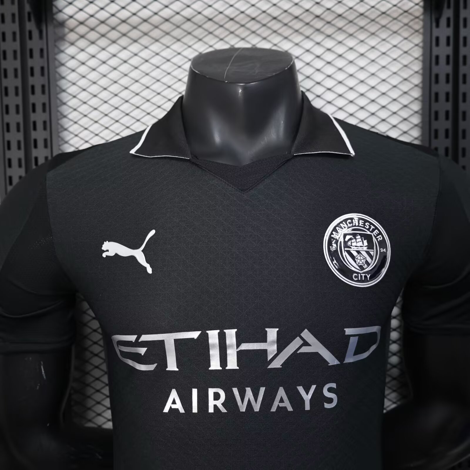 2025/2026 Manchester City Black 3rd Away Football Shirt For Player Version