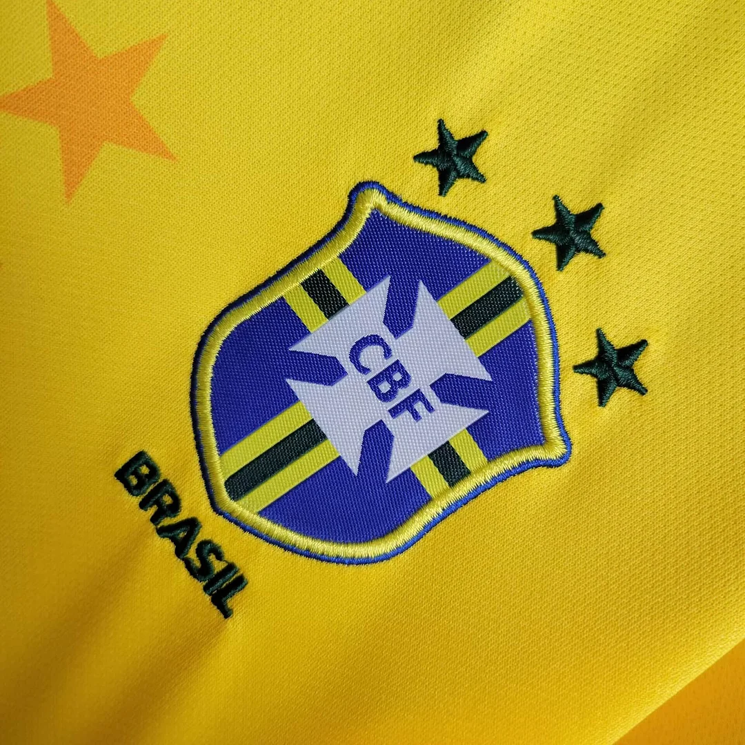 1994 Brazil Retro Home Football Shirt (For Kids )