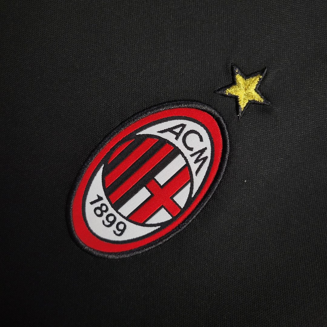 2000/2001 AC Milan Retro Black Third Away Football Shirt
