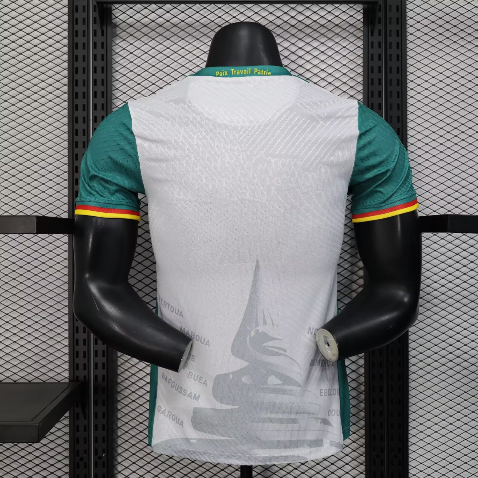 2025/2026 Cameroon Whitr 2th Away Football Shirt For Player Version
