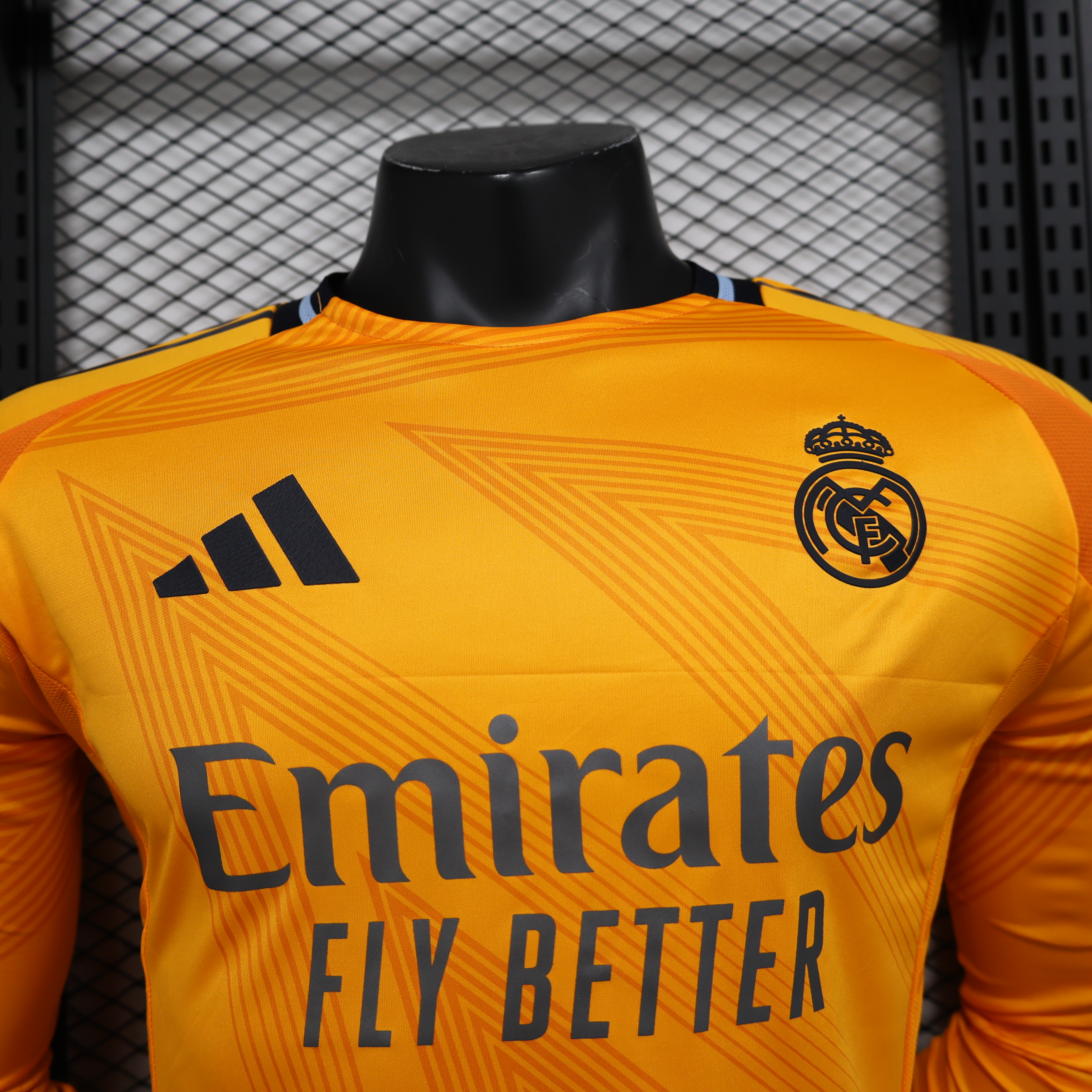 2024/2025 Real Madrid Long sleeves Away Football Jersey For Player Version
