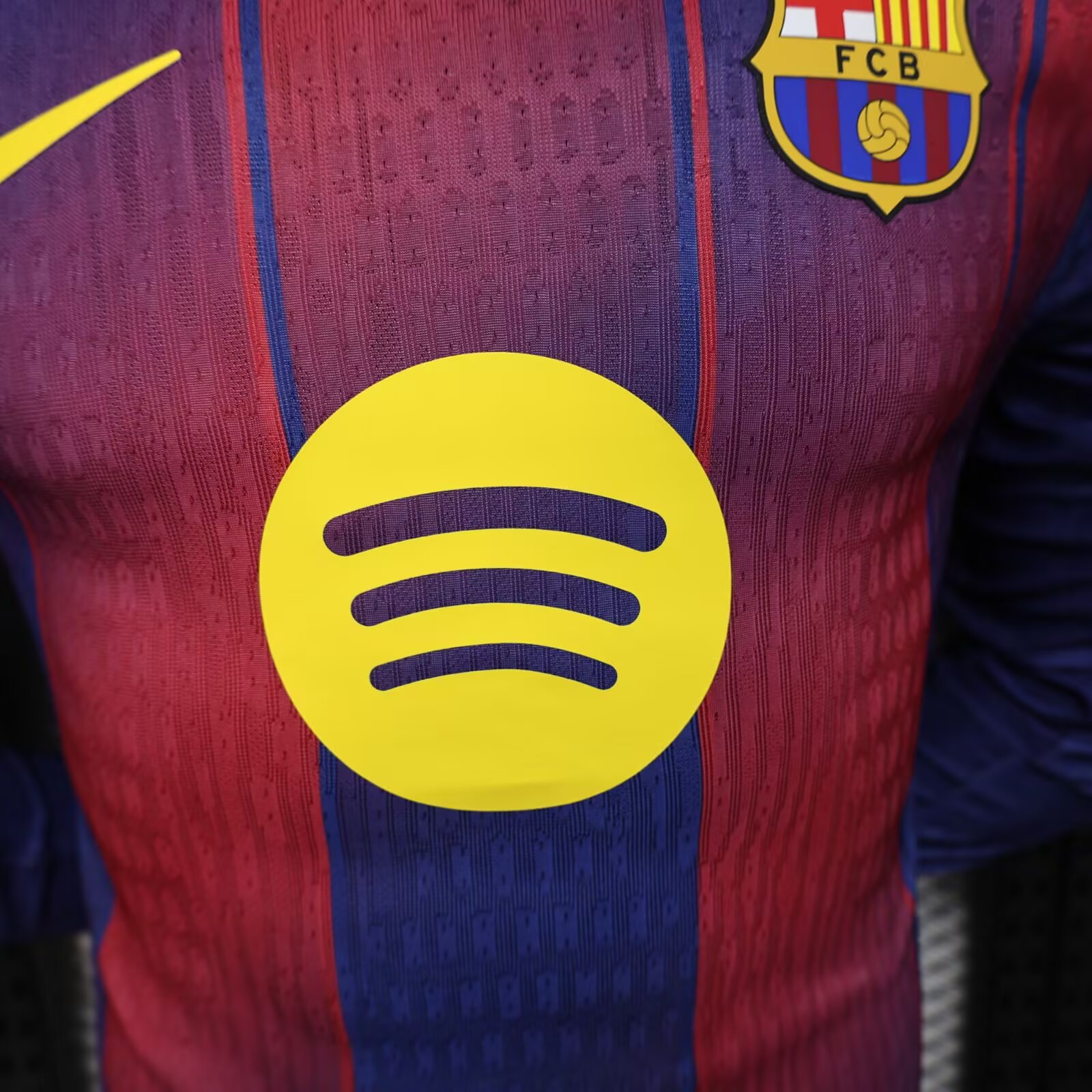 2025/2026 Barcelona Home Long Sleeves Jersey (Player Version)