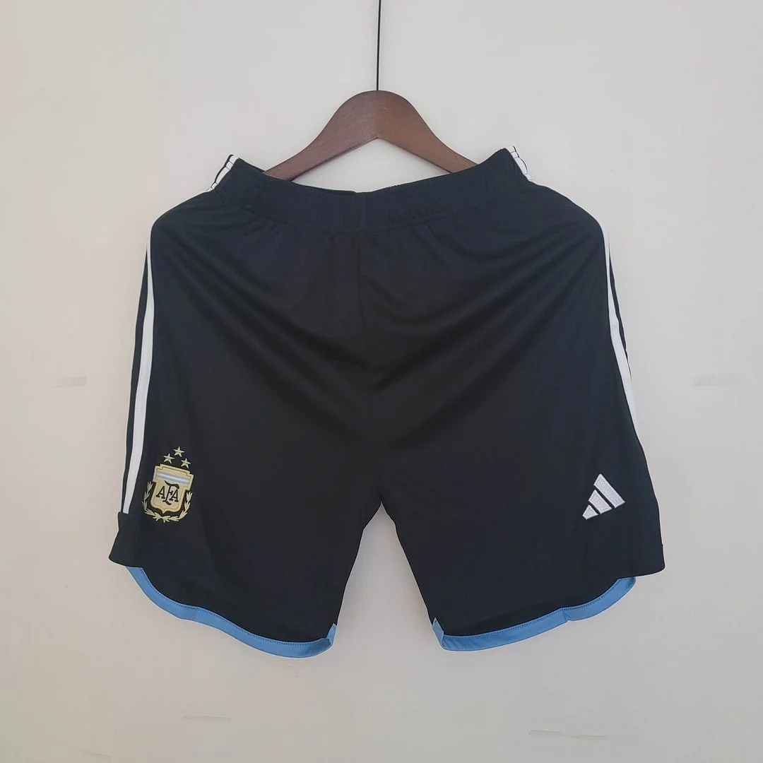 2022 Argentina Home Black Shorts