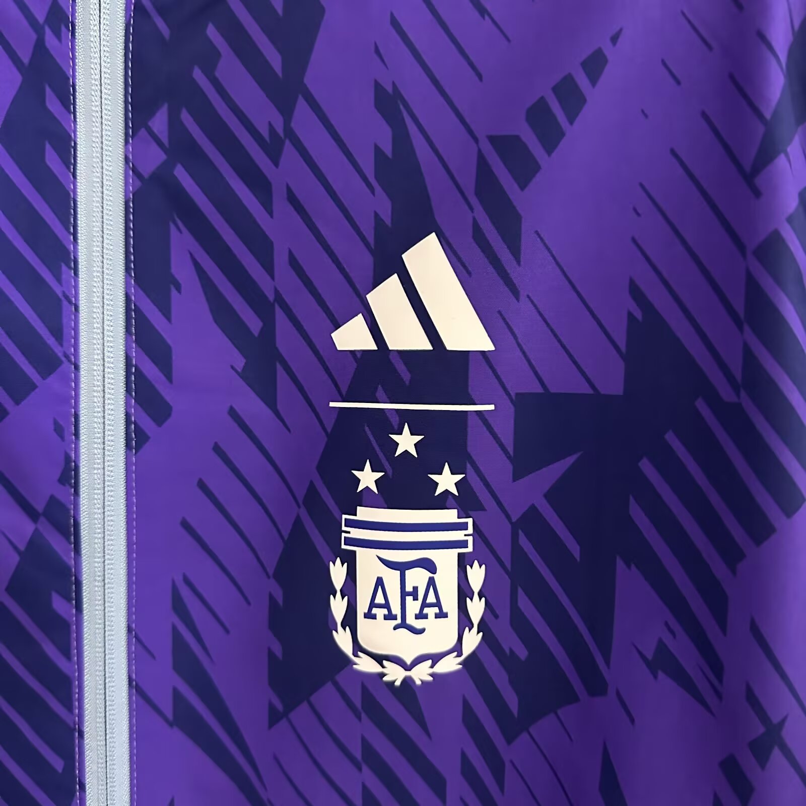 2022/2023 Argentina Reversible Windbreaker(Purple-Blue)Football Shirt