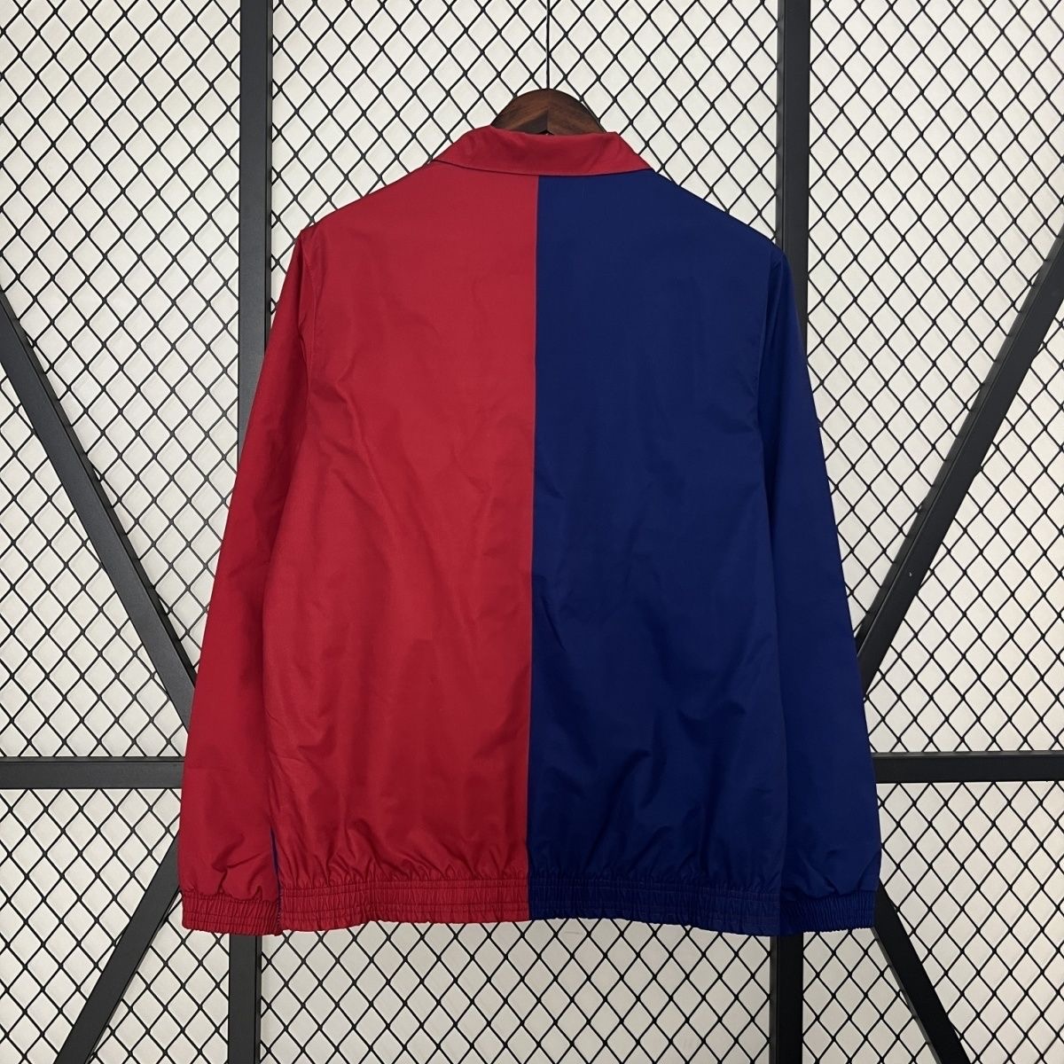 2024/2025 Barcelona(Red and Blue)Double-sided Windbreaker Football Jersey