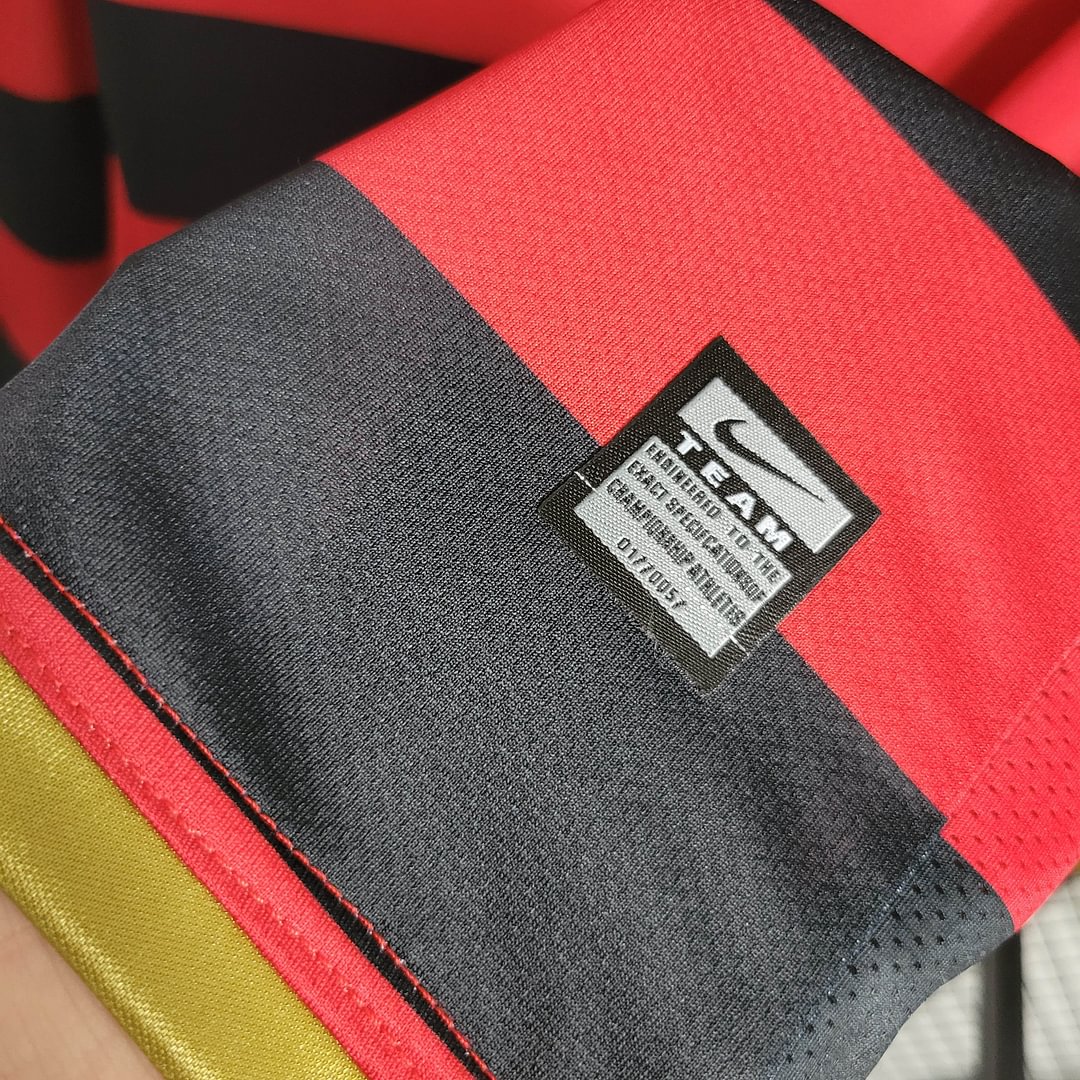 2008/2009 Flamengo Retro Long Sleeve Home Football Shirt