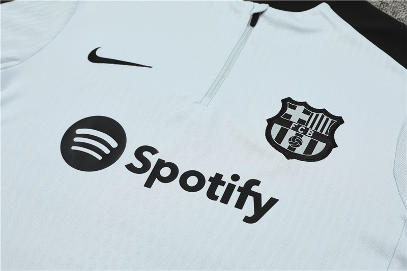2024/2025 Barcelona Grey Half-Pull Training Suit