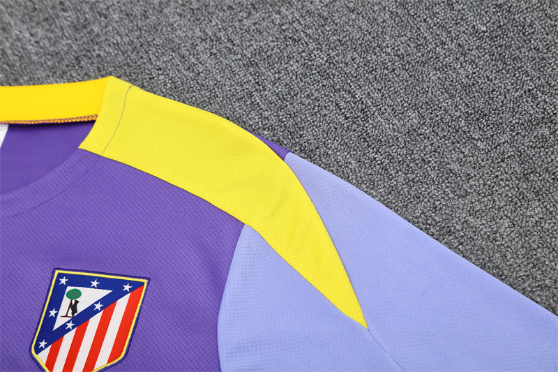 2025/2026 Atletico Madrid Purple Training Wear Suit Shirt