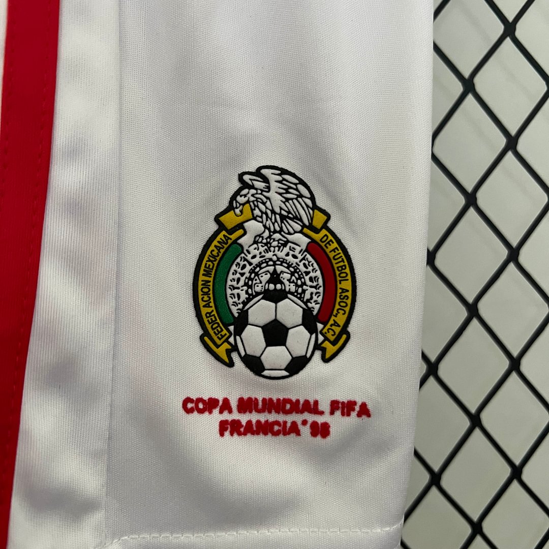 1998 Mexico Retro Home Football Shirt Kids