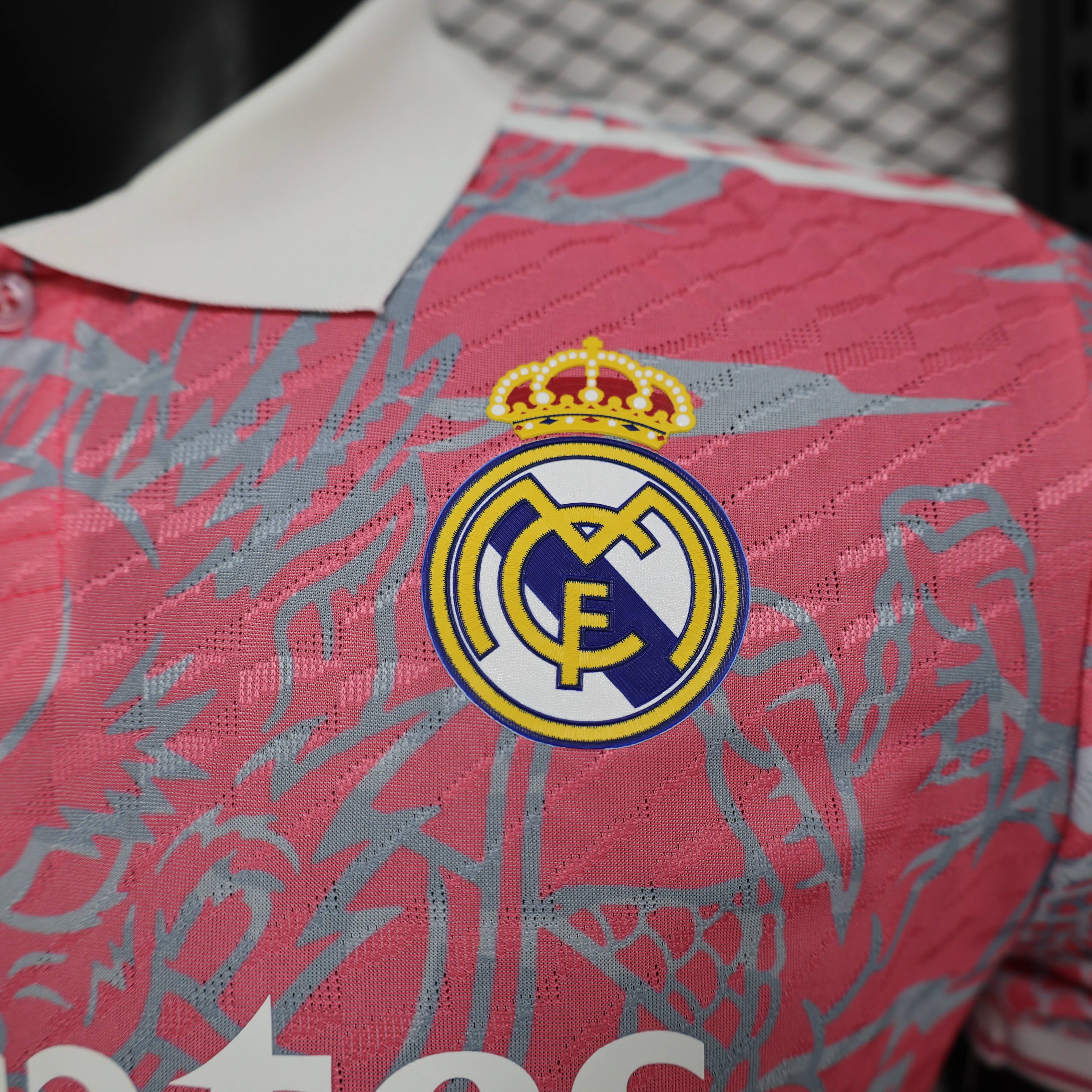2024/2025 Real Madrid Dragon Pink Football Jersey For Player Version