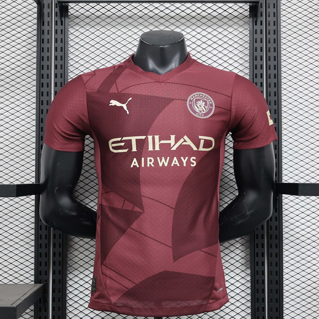 2024/2025 Manchester City Third Away Football Shirt For Player Version