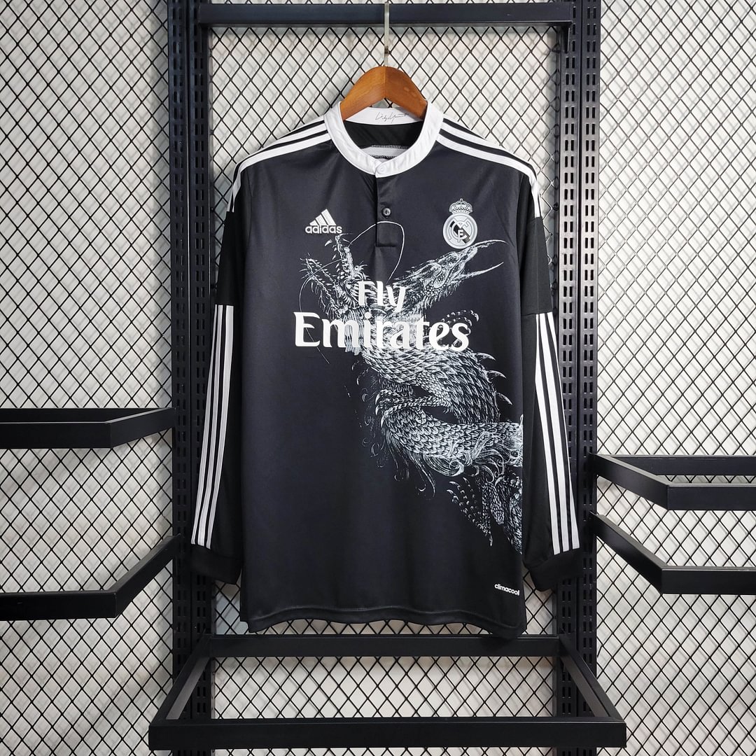2014/2015 Real Madrid Retro Long Sleeve Third Away Football Shirt