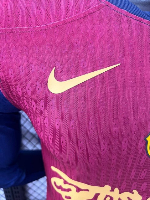 2024/2025 Limited Edition FC Barcelona x Travis Scott Men’s Home Long Sleeves Football Jersey( Player Edition )
