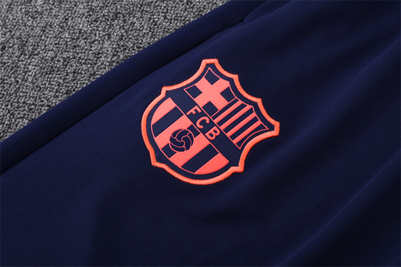 2025/2026 Barcelona Half-Pull Royal Blue Training Suit