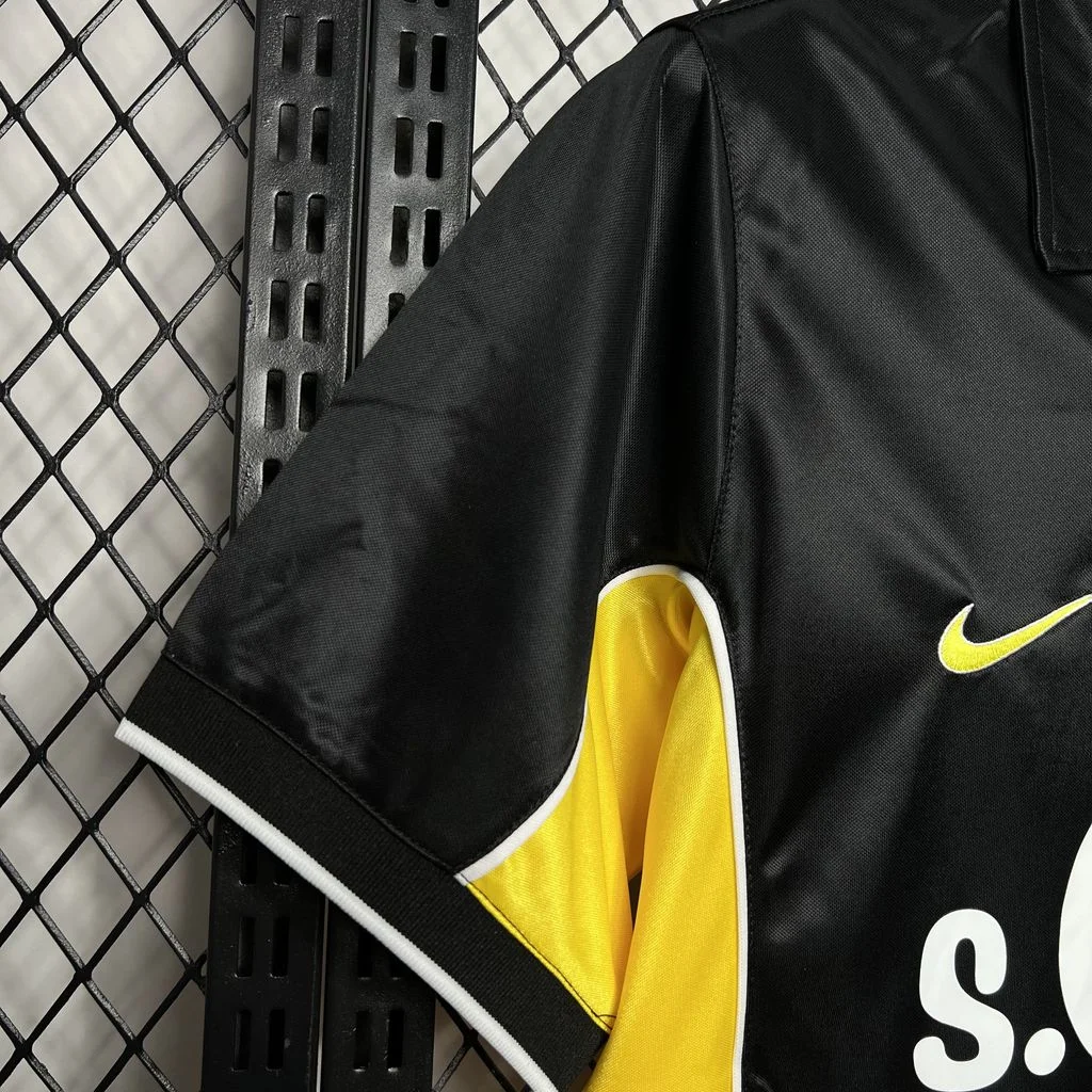 1998/2000 Dortmund Retro Black Away Football Shirt( Fans Edition )