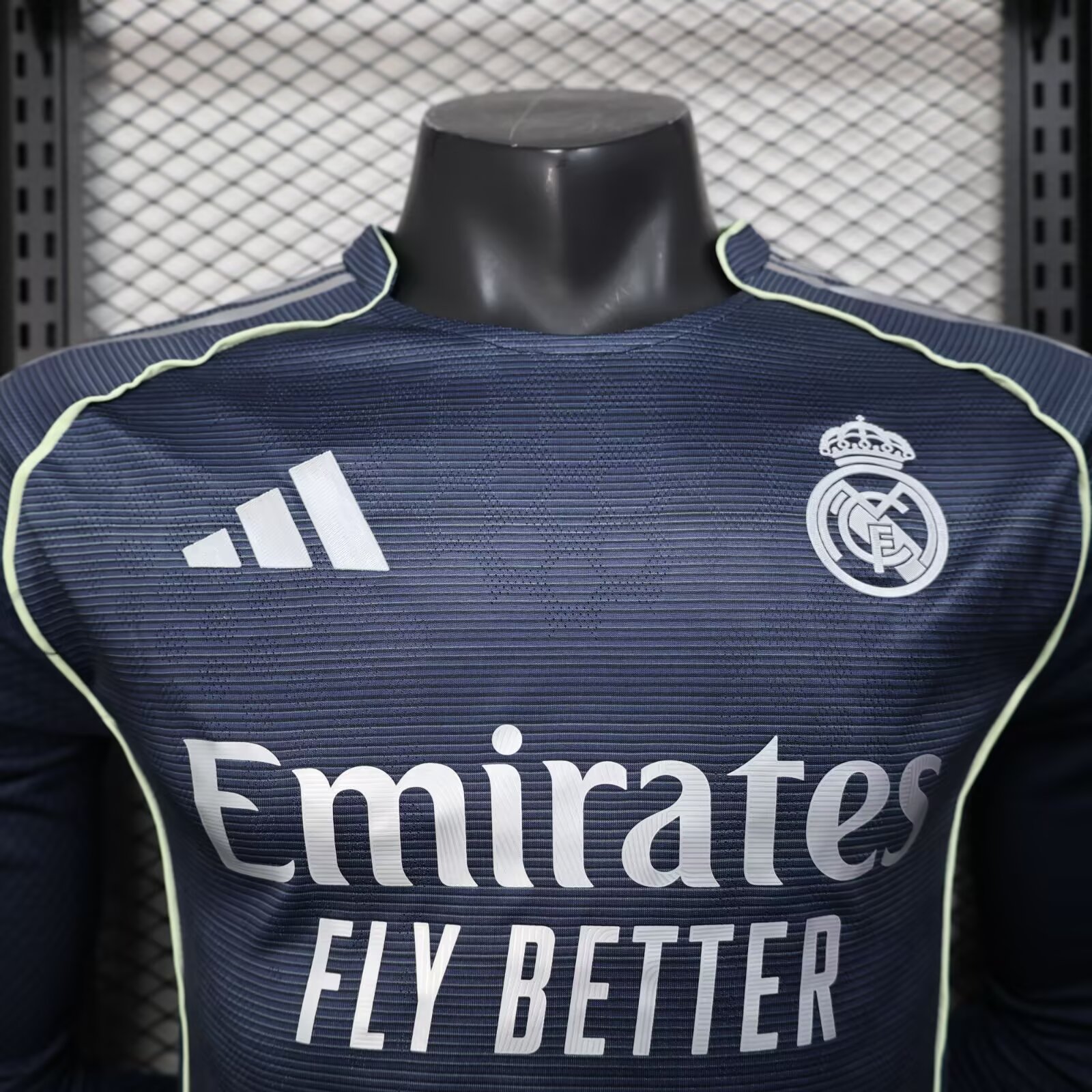 2025/2026 Real Madrid Away Long Sleeves Jersey (Player Version)