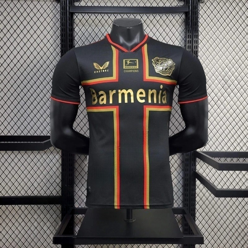 2024/2025 Leverkusen Limited Edition Black Football Shirt(Player Version)