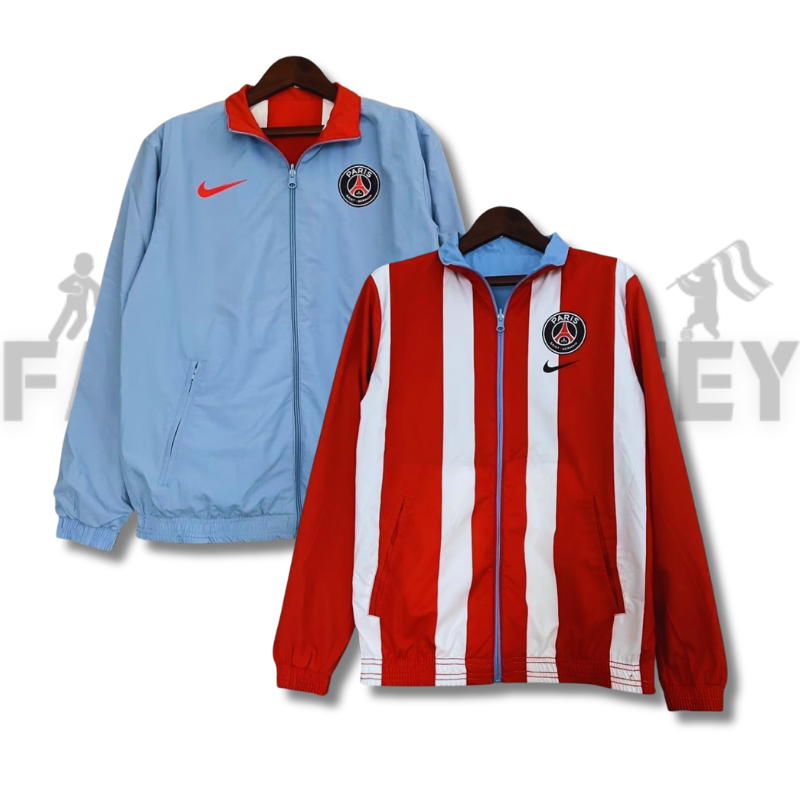 2024/2025 Paris Reversible (red-blue) Windbreaker Football Shirt