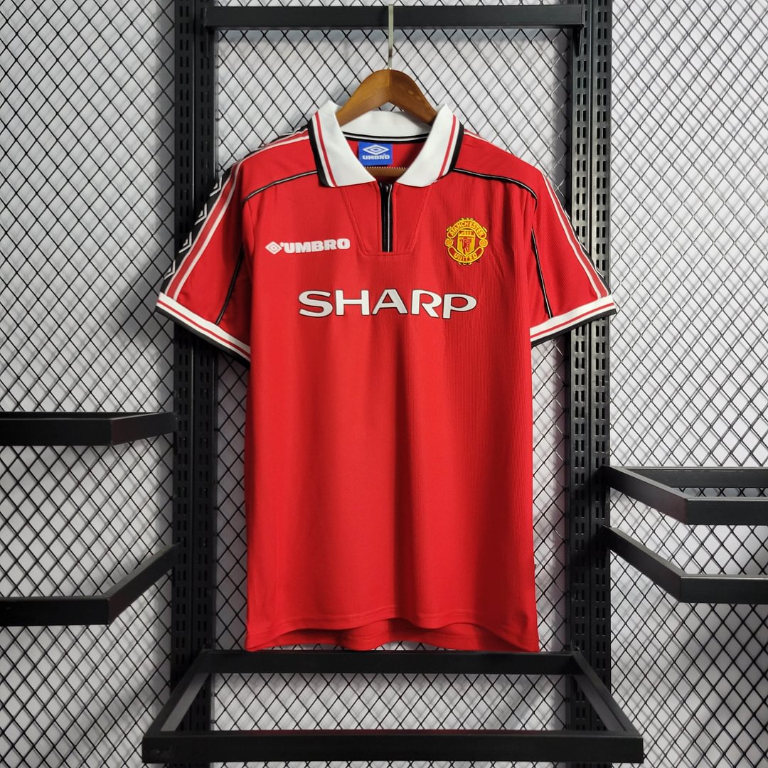 1998/1999 Manchester United Retro Home Football Shirt