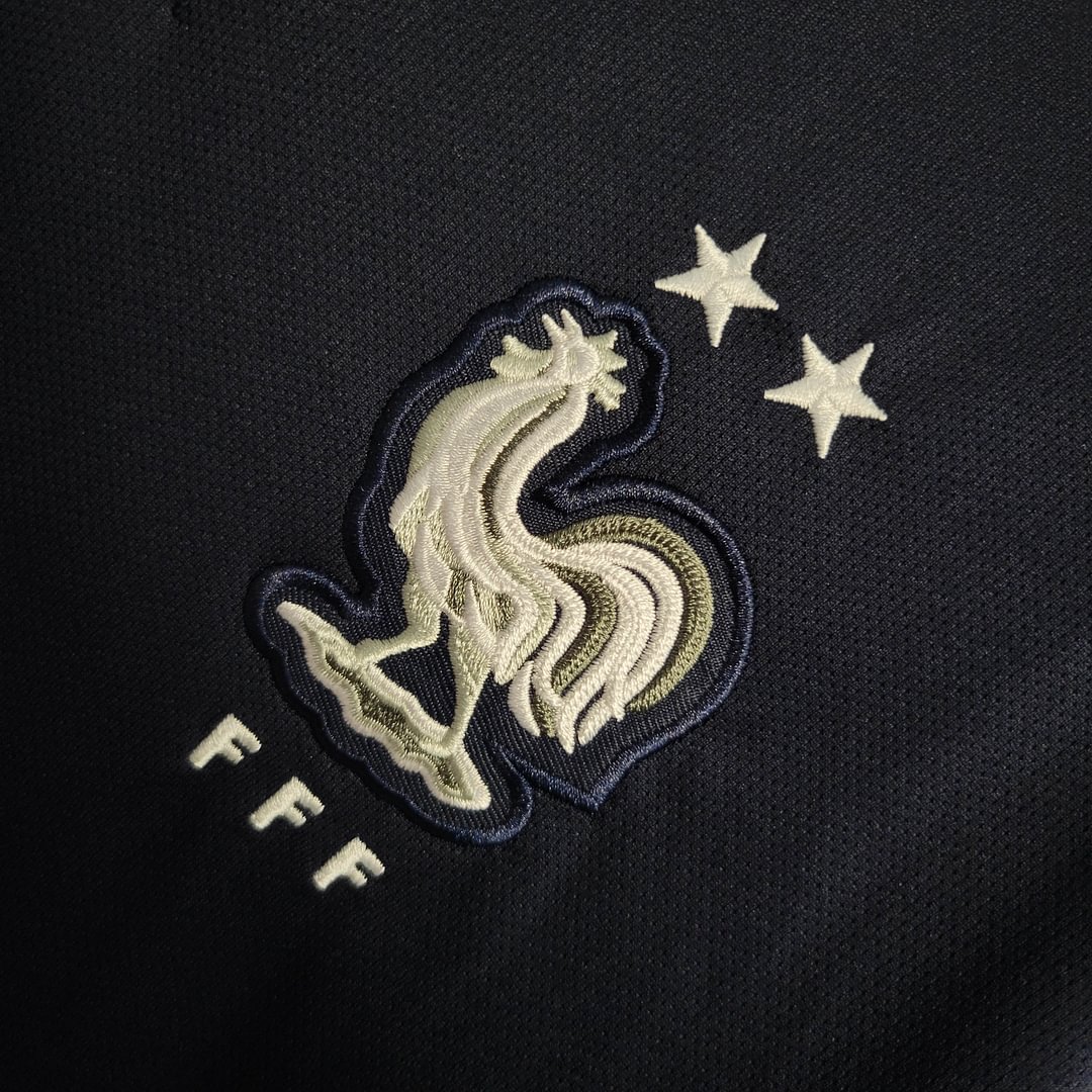 2018 France Retro Long Sleeve Home Football Shirt