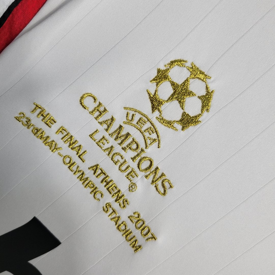 2006/2007 AC Milan Away Retro Long Sleeve Football Shirt
