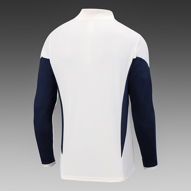 2023/2024 Italy Half-Pull Training Suit Off White Football Shirt