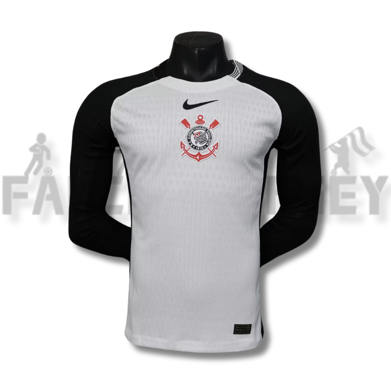 2025/2026 Corinthians Home Long sleeve Jersey(Player Version)