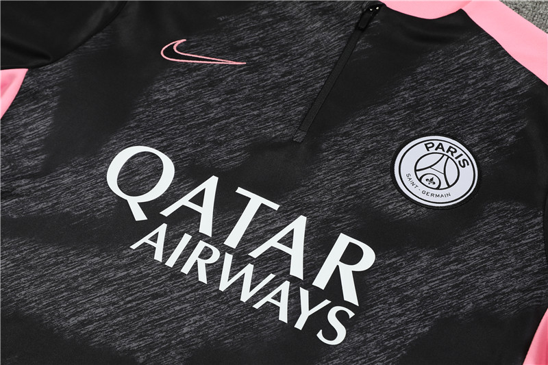 2024/2025 Paris Saint-Germain Black Half-Pull Training Suit Camouflage Edition