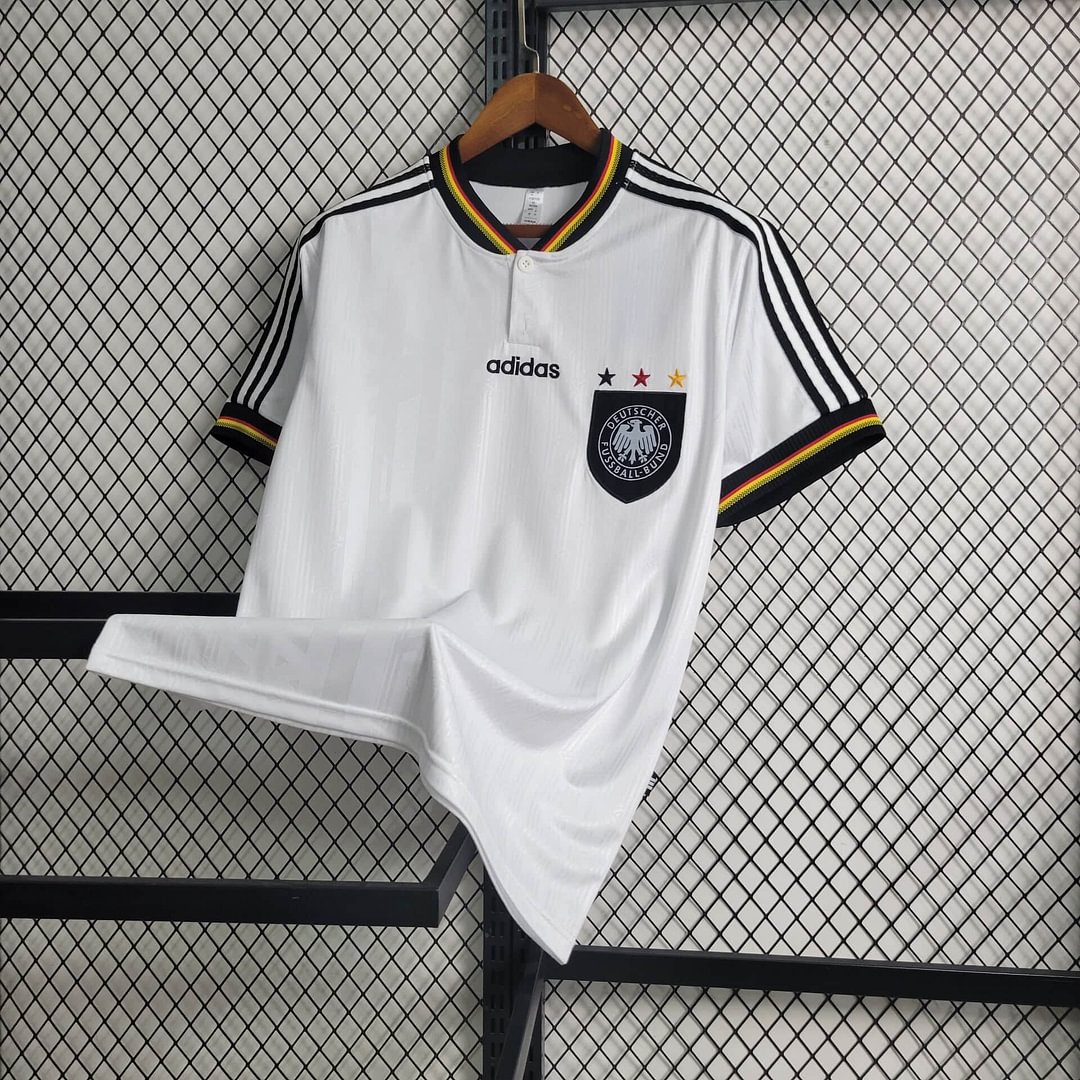 1996 Germany Retro Home Football Shirt( Fans Edition )