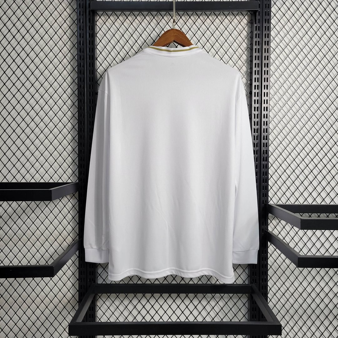 2019/2020 Real Madrid Retro Long Sleeve Home Football Shirt