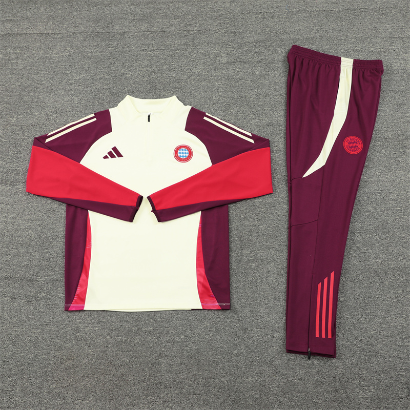2024/2025 Bayern Half-Pull Training Football Jersey For Player Version