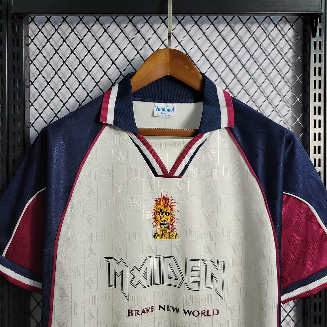 1999 Retro West Ham United Iron Lady Away Football Shirt( Fans Edition )