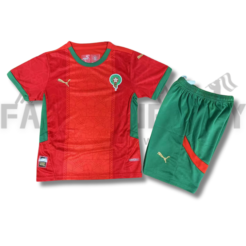 2025/2026 Morocco Home Football Jersey(For Kids)