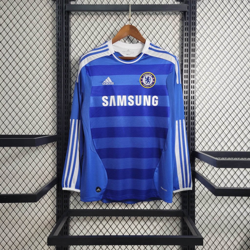 2011/2012 Chelsea Home Retro Long Sleeve Football Shirt