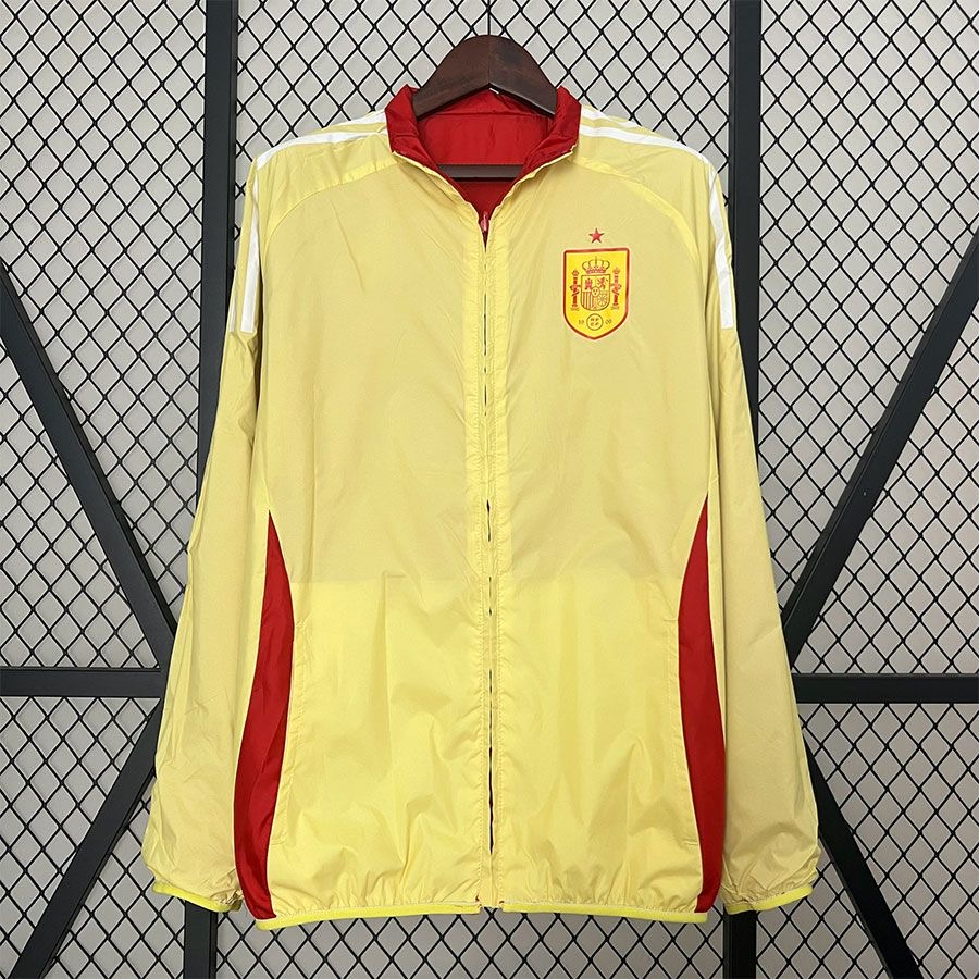 2025/2026 Spain Reversible Windbreaker(Red- Yellow)Football Shirt